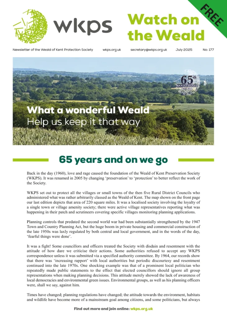 Watch on the Weald - Summer 2025 - Cover Page
